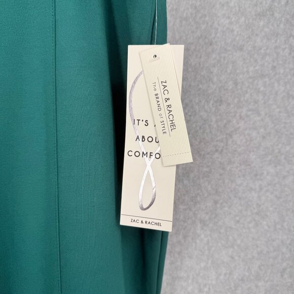 Zac Rachel Womens Figure Defining Pull On Ankle Length Pant Size XL Bayberry NEW - Picture 4 of 12